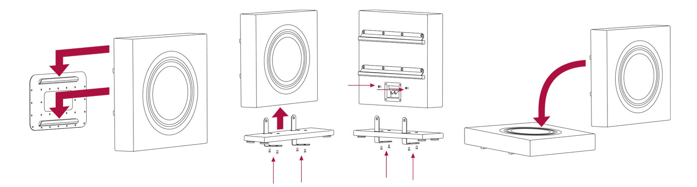 Настенный пассивный сабвуфер